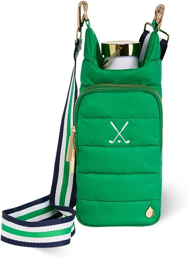 WanderFull® Original HydroBag® Collection, Water Bottle Holder, Gift for Women, Mom, Girlfriend, w/Strap & Phone Pocket, Hands-Free Crossbody Water Bottle Bag