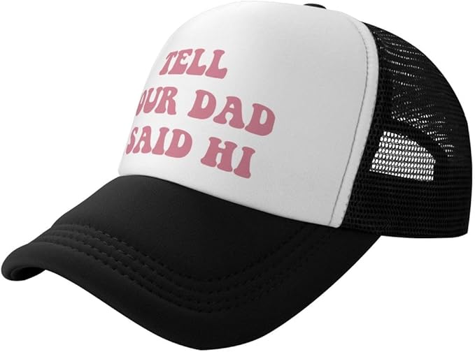 Funny Trucker Hat for Women Hot Pink Funny Gag Trucker Hats for Men Girls Trip