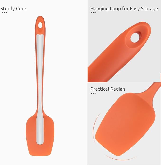 Heat Resistant Silicone Spatula Set: U-Taste 600ºF High Temp Seamless Food - Image 6