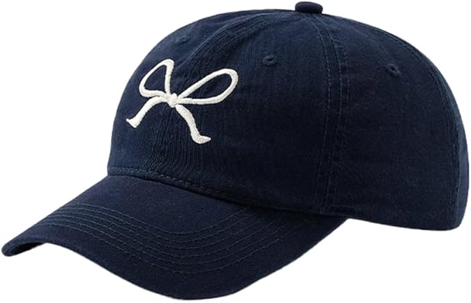 Bow-Tie Baseball Cap for Women Fashion Sun Hats for Women Trucker Hat Y2k Sun Cap Visor Cap Hiking Travel Trendy 2026