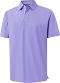 Mens Polo Shirts Short and Long Sleeve Casual Solid Stylish Dry Fit Performance Designed Collared Golf Polo Shirts for Men