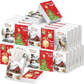 Outus 50 Pack Vintage Christmas Travel Size Pocket Tissues Stocking Stuffer