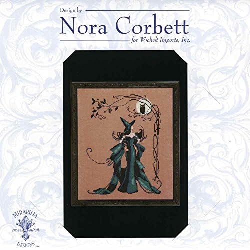 Mirabilia Minerva LINEN Kit Beaded Counted Cross Stitch by Nora Corbett Designs NC221 Bewitching Pixies (Bundle: Chart, Fabric, Beads)