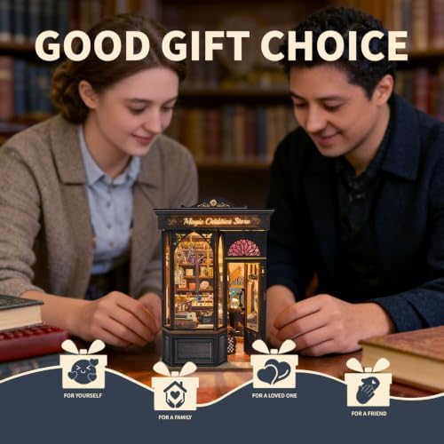 Book Nook Magic Miniature House Kit for Adults with Openable Door