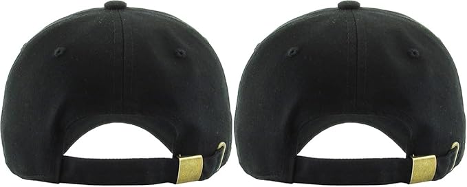 KBETHOS Classic Unisex Cotton Adjustable Low Crown Baseball Cap – Plain Dad Hat