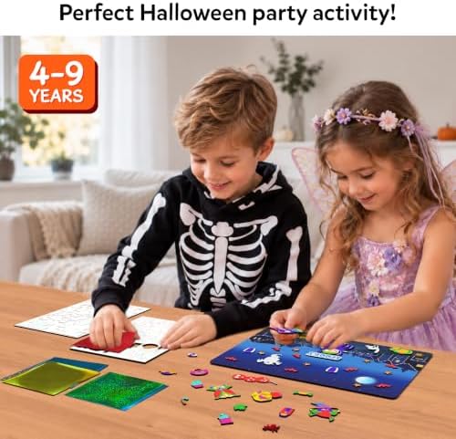 Skillmatics Foil Fun Halloween Craft, Foil Art Activity, Gift for Kids