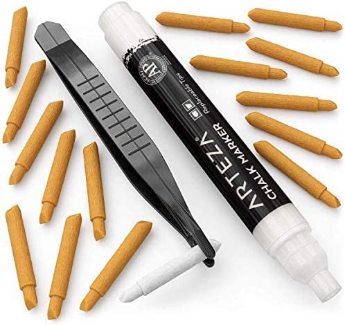 ARTEZA Liquid White Chalk Markers Set of 12, Fine Tip, Washable Water-Based Pens - Image 4