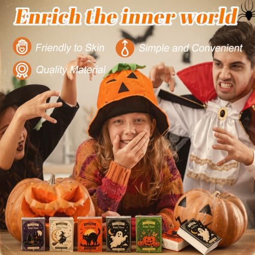 Outus 50 Pack Cute Halloween Pocket Tissues Travel Size 3 Ply