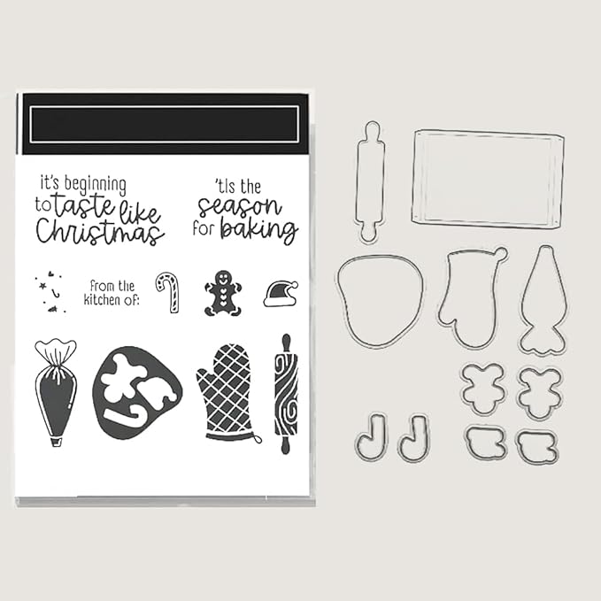 2025-2026 Stamps and Dies for Card Making, Stamps and Dies Set 2025 for by HITKUZ