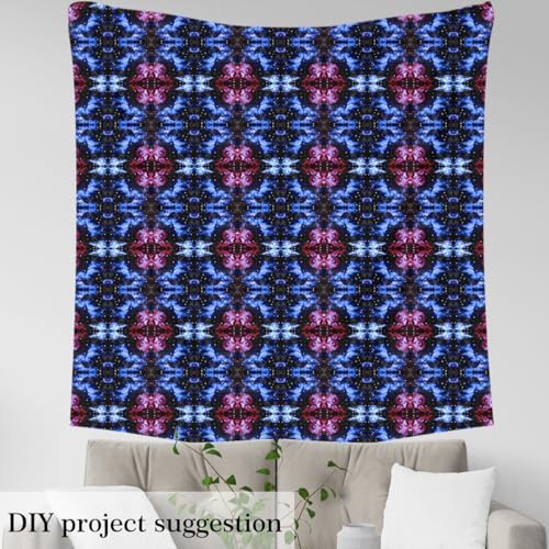 3D Printed Space Upholstery Fabric for Chairs 5 Yard Universe Cloud Galaxy Fabric by The Yard Decor Starlight Print for Home DIY Projects, Waterproof Indoor Outdoor Decor Space Outer Sky Bedroom Decor