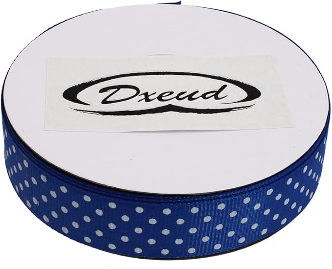 Polka Dot Grosgrain Ribbon 25 Yard Each Roll 100% Polyester - Image 3