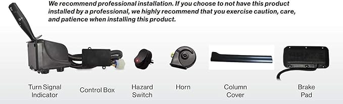 Universal Golf Cart Deluxe Upgrade Headlight Power Kits | Golf cart Turn Signal Kit for EZGO RXV TXT, Yamaha, Club Car DS Precedent