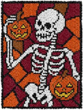 Ylkgogo Latch Hook Kits for Adults/Beginners Printed Canvas Embroidery Tapestry Handmade Rug Home Sofa Decoration 20.5 X 15Inches (Skeleton)