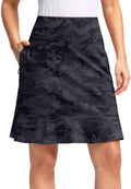 Viodia 20" Knee Length Skorts Skirts for Women with Pockets High Waisted Athletic Tennis Golf Skort for Casual Summer