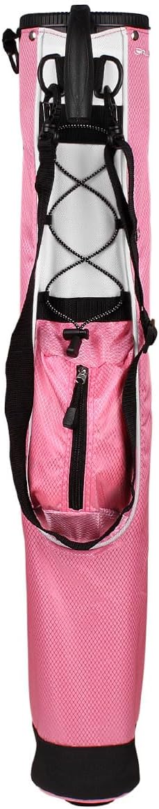 Orlimar Pitch ’n Putt Lightweight Sunday Golf Bag with Stand, Ultra-Light Carry Design, Two-Way Divider Top, Shoulder Strap, Compact Carry Golf Bag for Men & Women
