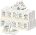 Outus 50 Pack Inspirational Travel Size Pocket Tissues Bulk 400 Sheet Total