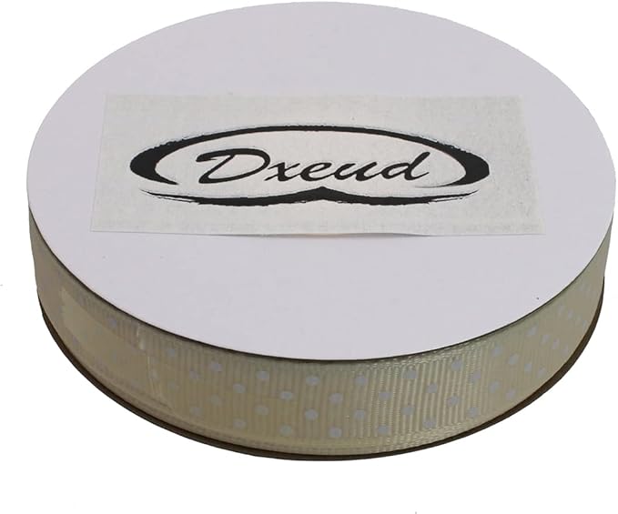 Polka Dot Grosgrain Ribbon 25 Yard Each Roll 100% Polyester - Image 3