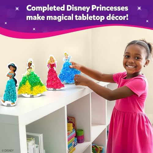 Skillmatics Poke-in Art – Disney Princesses, Wood Craft Kit, Gift for Kids