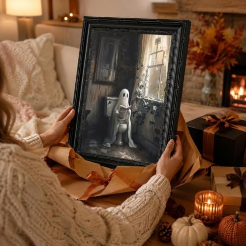 DAZZLEDOTS Diamond Art Kits for Adults, Bathroom Ghost Diamond Painting