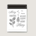 2025-2026 Stamps and Dies for Card Making, Stamps and Dies Set 2025 for by HITKUZ