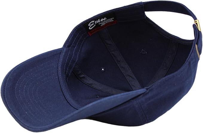 KBETHOS Classic Unisex Cotton Adjustable Low Crown Baseball Cap – Plain Dad Hat