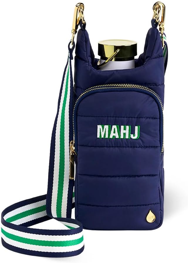 WanderFull® Original HydroBag® Collection, Water Bottle Holder, Gift for Women, Mom, Girlfriend, w/Strap & Phone Pocket, Hands-Free Crossbody Water Bottle Bag