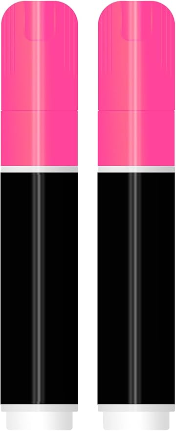 SILENART Liquid Chalk Markers Pink - 15mm Jumbo Tip Car Marker - Wide Thick - Image 2