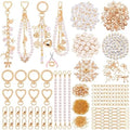 Highergo 1136 Pcs Elegant Charms Lip Gloss Keychain Making Kit DIY Craft