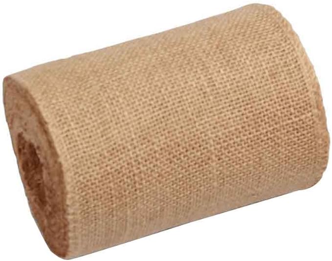 3 Pack - 90 feet Burlap Ribbon 5" x 10 Yards Natural Jute 5 Inch 30ft roll - Image 3