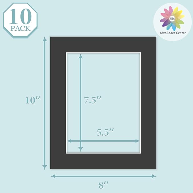 MBC MAT BOARD CENTER, 10 Pack 8x10 - Image 3