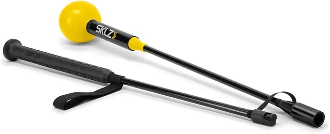 SKLZ Hitting Stick Batting Swing Trainer for Baseball and Softball, One-on-One Coaching Tool for Ball Contact, Hand-Eye Coordination, and Bat Speed