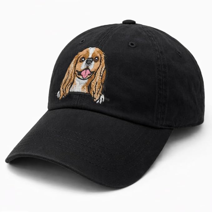 Pet Dog Lover Gifts,Embroidered Dog Baseball Hats for Men Women Dad Mom