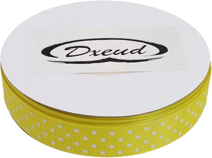Polka Dot Grosgrain Ribbon 25 Yard Each Roll 100% Polyester - Image 3