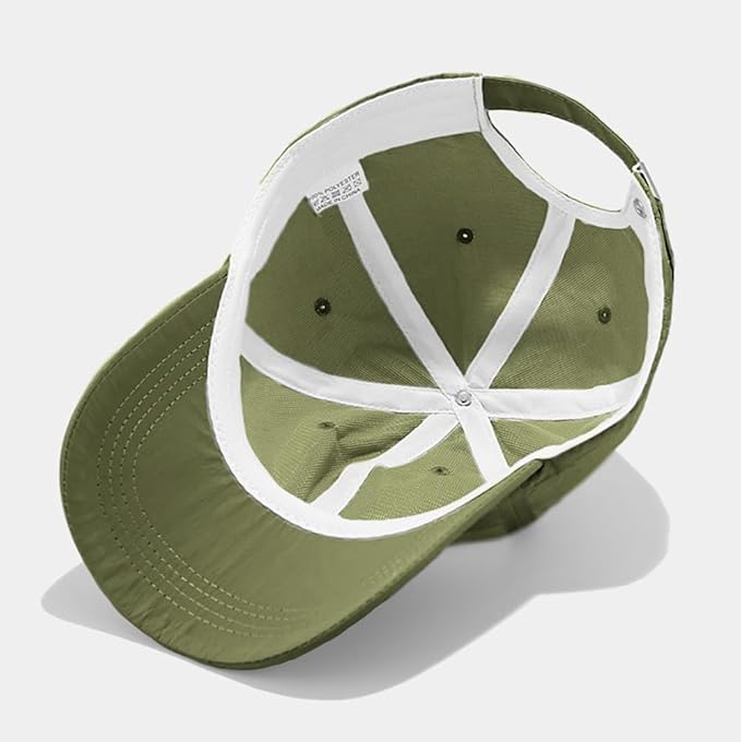 Malaxlx Waterproof Baseball Cap for Men Women Breathable UPF50+ Sport Outdoor Caps Quick Dry Adjustable Rain Hat