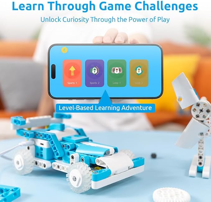 WhalesBot D1 21-in-1 STEM Coding Robot Kit - Image 4