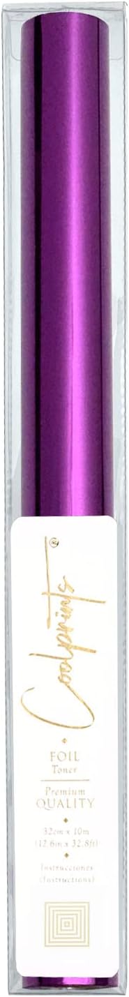 Coolprints Foil for Laminator and Laser Printer, Foil for Toner, Basic Colors by Coolprints