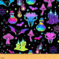 jejeloiu Halloween Bats Fabric by The Yard Soft 2 Yards