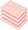 4 Pack 4"x6" Pale Pink Rubber Stamp Carving Blocks, Rubber Carved Brick by Oopsu