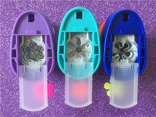 Fascola 3PCS Different Beautiful Flowers Shape 1 inch Craft Punch Set Scrapbook - Image 4