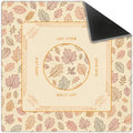 Boho Maple Leaf Fall Mahjong Mat 31.5x31.5Inch