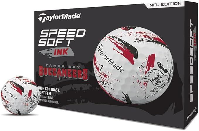 TaylorMade Golf Speed Soft Ink NFL Golf Balls