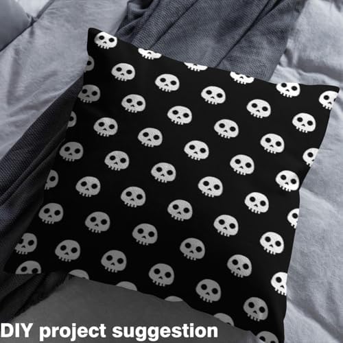 jejeloiu Halloween Themed Fabric The Yard 1 Yards for Kids Teens