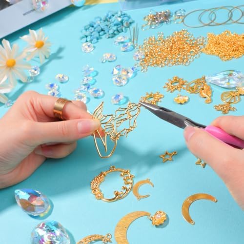 WASTROYAL 420pcs DIY Suncatcher Kit Crystal Prism for Adults Hanging Decor