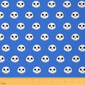 Halloween Themed Fabric by The Yard 2 Yard Skull for Home DIY Projects, Waterproof Indoor Outdoor Decor for Kids Teens Adults Skeleton Printing Upholstery Fabric for Chairs Bones Room Decor