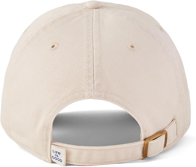 Life is Good Vintage Jake Golf Fist Chill Cap, Bone, One Size