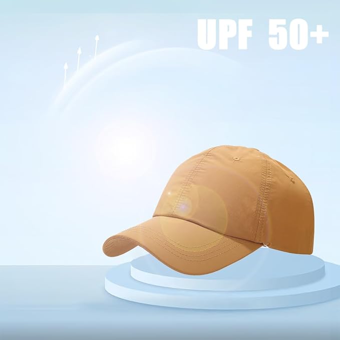 Waterproof Baseball Cap Breathable UPF50+ Caps for Men Women Outdoor Sport Adjustable Rain Quick Dry Hat