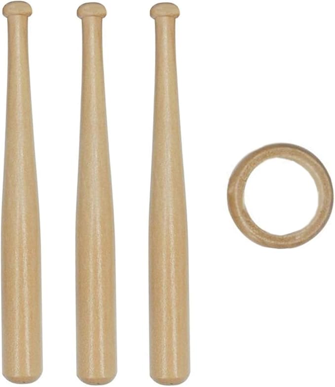 TIHOOD Baseball Stand Baseball Stand Holder Wooden Base Ball Stand Display Holder