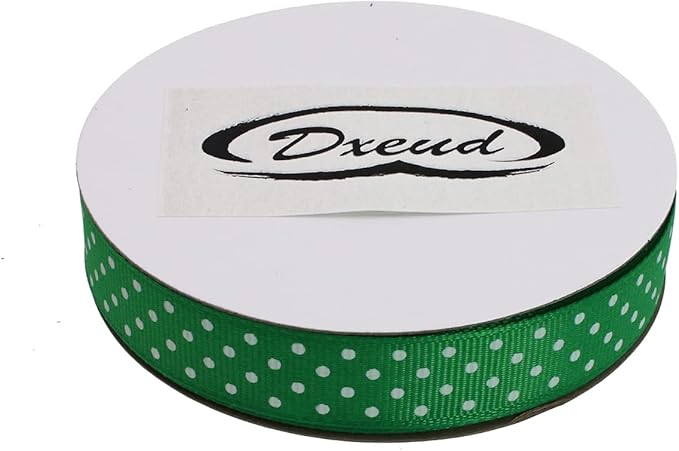 Polka Dot Grosgrain Ribbon 25 Yard Each Roll 100% Polyester - Image 3