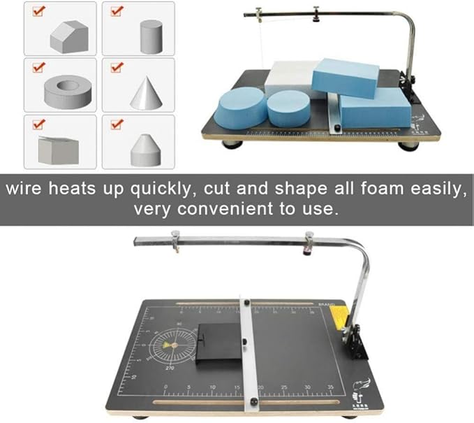Foam Cutting Machine, Board Hot Wire Styrofoam Cutter Foam Cutting Tool Working - Image 4