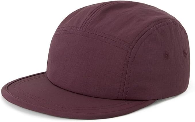 5 Panel Running Hat Waterproof Nylon Sun Hat Quick Dry Plain Baseball Cap for Men Women